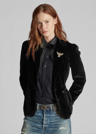 Women's Ralph Lauren Velvet Riding Blazers | 247903IWD